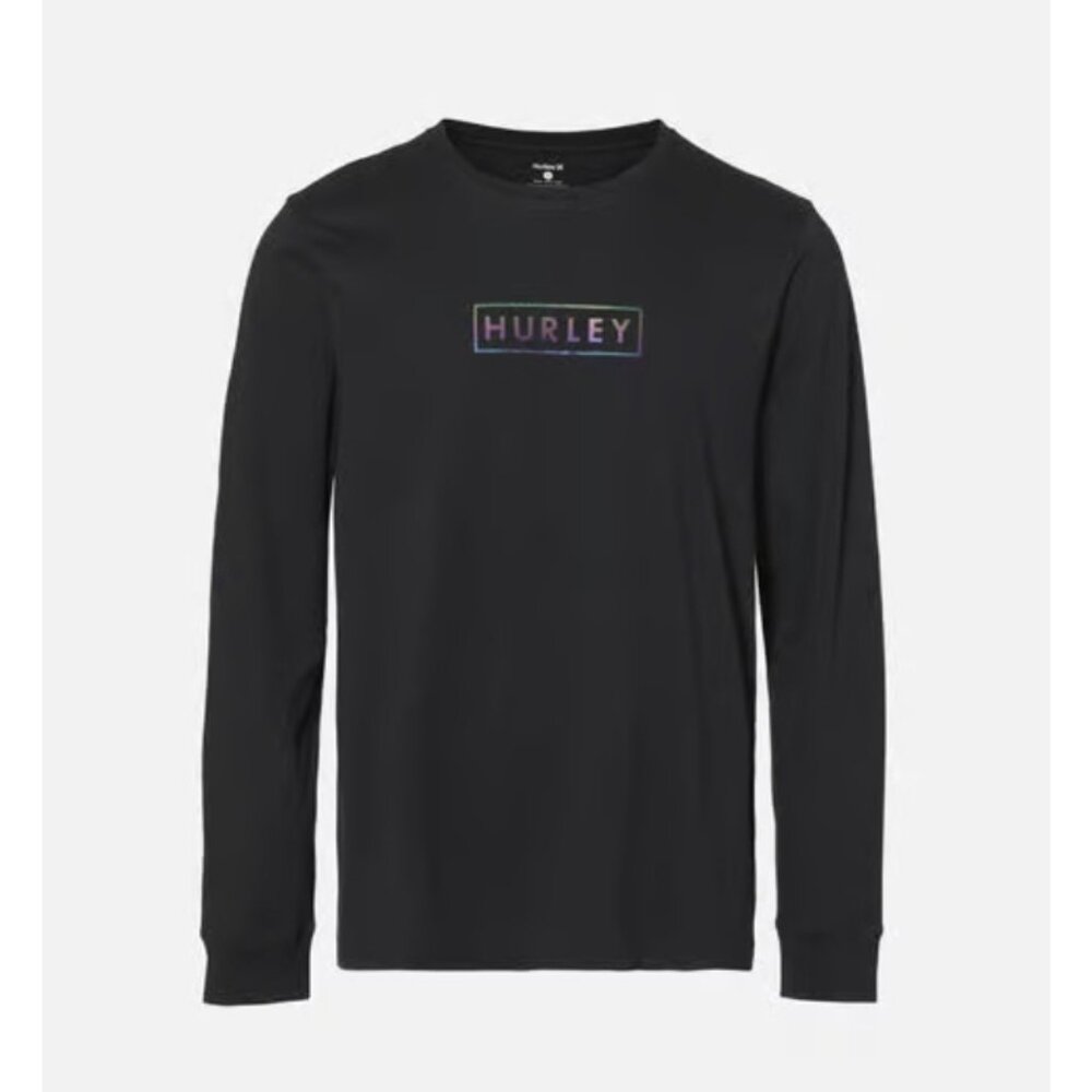 Hurley Men's Long Sleeve Black T-Shirt